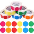 thumbnail image 1 of TEHAUX Self Adhesive Colored Dot Stickers Assorted Colors for Labeling and Color Coding, 1 of 5