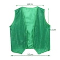 thumbnail image 3 of TAIAOJING Men's Carnival Vest St. Patrick's Day Vest Performance Vest, 3 of 4
