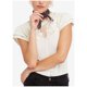 thumbnail image 1 of Blusa de encaje Mariposa Free People para Mujer Blanco Roto Grande, 1 of 2