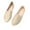 Beige, variant on Womens Comfortable Ballet Flats, Business Office Dress Shoes, Dressy Round Toe Slip On Work Flats Beige 6.5