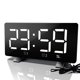 thumbnail image 2 of Reloj Despertador Digital Curvo Regulable Pantalla Led Reloj Digital Para Niños Mayores Ultra Claro Número Grande Brillo Snooze 12/24H Reloj Despertador Para Dormitorio Oficina Scienceny HA024315-04, 2 of 5