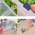 thumbnail image 4 of 15/10/24 Slots Clear Jewelry Storage Box Detachable Case Craft Beads Organizer, 4 of 8