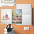 thumbnail image 4 of Happy Mother's Day Golden Retriever with Sweets and Flowers at a Picnic 5x7in Folded Greeting Card Goldens Dog Lover Gifts Idea Single Note Card with Envelope - 13005, 4 of 5