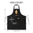 thumbnail image 5 of 2 Pack Adjustable Bib Apron with Artistic Tree Design & Sunset Background 2 Pockets Perfect for Cooking & Chef Use for Men & Women, 5 of 6