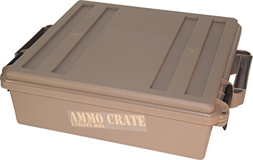 DARK EARTH 1,000 ROUNDS MTM 9mm PLASTIC AMMO CAN 