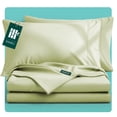 thumbnail image 1 of Juego de Sábanas de Bambú Dreamlab, Ropa de Cama Ultra Suave, Fresca, Hipoalergénica, Ecológica, Sábanas Individuales de Bambú, Color Verde Olivo, 1 of 11