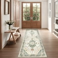 thumbnail image 7 of 2'x6' Kitchen Runner Rug,Non-Slip Entryway Runner Laundry Rug,Boho Indoor Machine Washable Hallway Runner Rugs Throw Carpet for Living Room Bedroom Dining Room Hallway Kitchen Green, 7 of 7