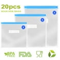Reusable Sous Vide Bags Kit BPAfree Food Vacuum Sealed Bags Sealing