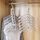 thumbnail image 4 of Perchero multifuncional plegable, telescópico, para guardar ropa, ideal para el hogar, hotel o cualquier otro lugar (gris)., 4 of 5