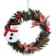 thumbnail image 1 of Corona de Navidad Decoración Corona de Otoño Mini Corona de Navidad Artificial Hecha a Mano, Corona de Flores Decoración Navideña Ideal para Tu Puerta, Pared O W, 1 of 2