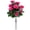 Hot Pink, variant on PPKVUFD Artificial Fake Flowers for Outdoors Spring Outside Decoration, 1 Bundles Silk Azalea Faux Plants UV Resistant Realistic Outdoor Flowers for Planter Porch Patio Garden Walkways Home