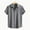 Gray#1, variant on Big and Tall Mens Shirts 2025 Solid Plus Size Casual Baggy Beach Resort Outfits Lapel Collar Short Sleeve Tops Summer