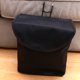 thumbnail image 2 of 1 canasta de lona plegable para colgar en la parte delantera, bolsa de transporte con cubierta para ciclismo (negro), 2 of 5