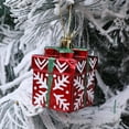 thumbnail image 6 of Btomtd Gift Box Shaped Christmas Ornaments, Present Themed Tree Pendant, Festive Hanging Decoration with Box Designs, Holiday Gift Inspired Decor, Red, 6 of 7