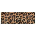 thumbnail image 6 of Yayeee Kitchen Valance Rod Pocket 54" x 18" Living Room Window Curtain, Leopard Pattern, 6 of 6