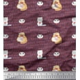 thumbnail image 1 of Soimoi Cotton Duck Fabric Sweet Cat Kids Print Fabric by Yard 56 Inch Wide, 1 of 1