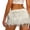 Ivory, variant on Women's Mini Skirt Fuzzy Faux Furs Low Rise Summer Skirt Rave Clubwear