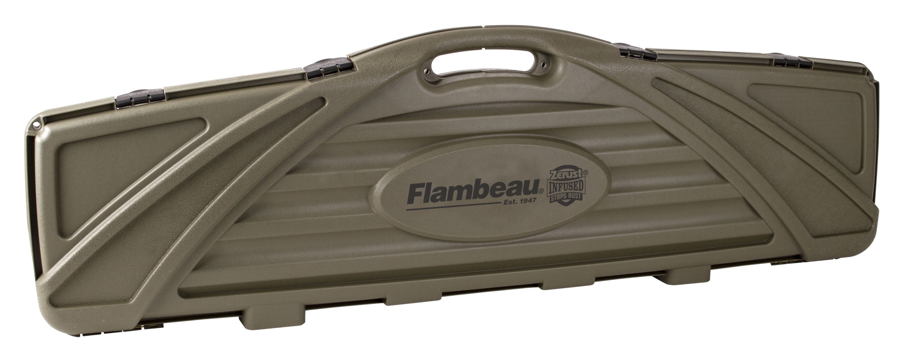 Flambeau Zerust Infused Double Gun Case, Green, 1 Piece