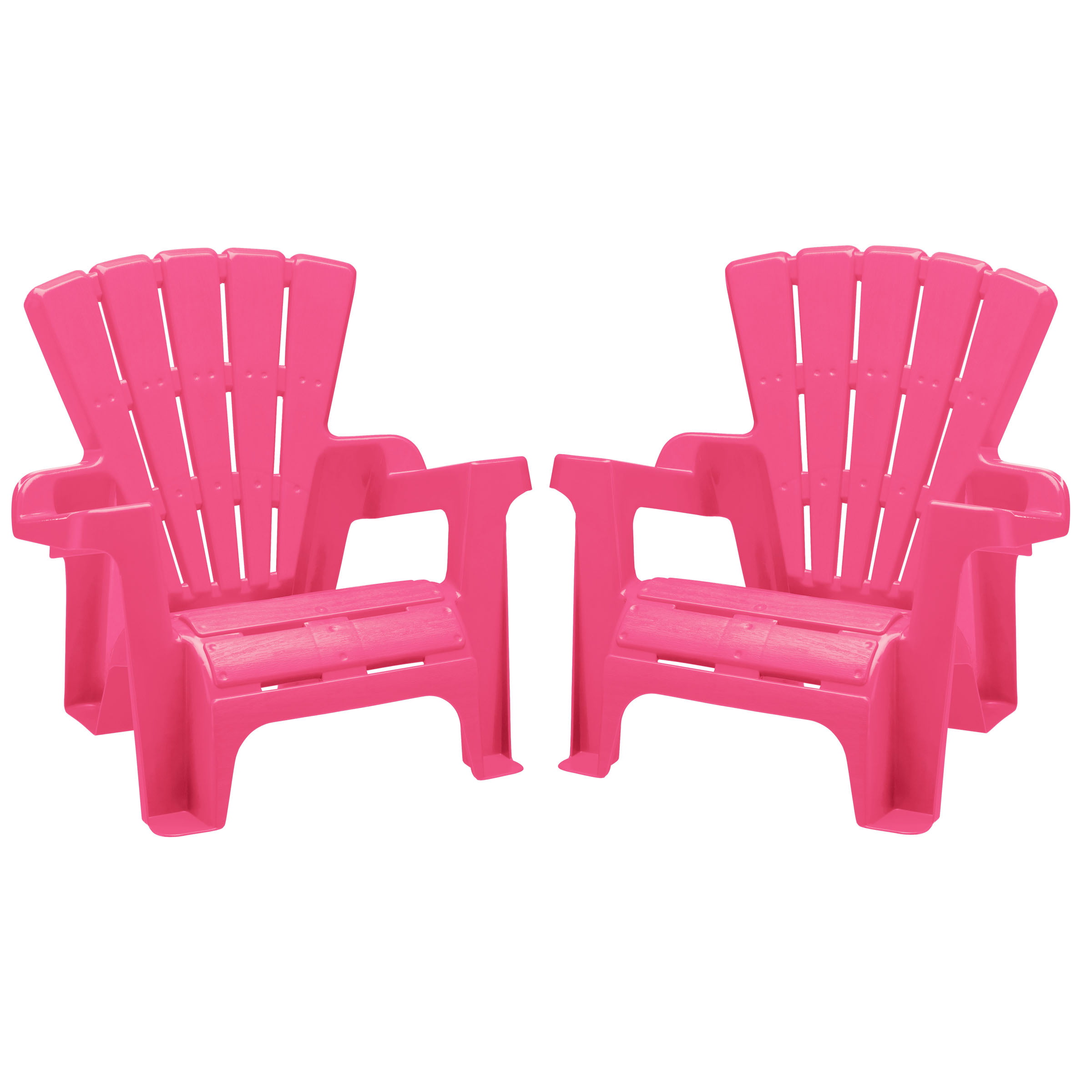 American Plastic Toys Children's Adirondack Chair 2PK, Pink