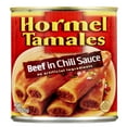 thumbnail image 2 of (4 pack) HORMEL Beef Tamales in Chili Sauce, Shelf-Stable, 15 oz Steel Can, 2 of 16