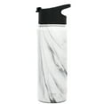 thumbnail image 4 of Simple Modern 18 oz Carrara Marble and Gray Double Walled Vacuum Insulated Stainless Steel Water Bottle with Wide Mouth and Screw Cap, 4 of 7
