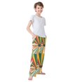 thumbnail image 3 of FORMRS Boys Pajama Pants with Pockets Size 6-8Y Kids Lounge Sleep Bottoms, Colorful Cat, 3 of 8