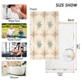 thumbnail image 6 of Yayeee 2 Pack Hand Towels for Bathroom 100% Cotton 16" x 28" Soft Absorbent Kitchen Towel, Pastel Beige Geometric, 6 of 7