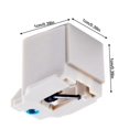 thumbnail image 1 of TAPDRA Cone Diamond Needle Tip for Enhanced Tracking, Ideal for Precise Sound Reproduction, 1 of 2
