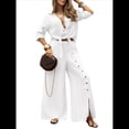 thumbnail image 3 of Camisa de Playa de Larga para Mujer, Blusa, Traje de Baño, Cuello Abotonado XXL, 3 of 9