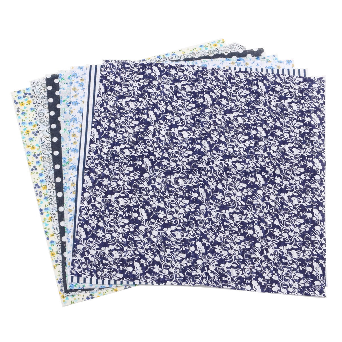 7pcs 10x10 inche Cotton Craft Fabric Bundle Squares Patchwork Lint DIY
