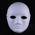 thumbnail image 5 of Giaone DIY Full Face Masks Paper Blank White Paintable Men Women, 5 of 12