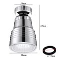 thumbnail image 2 of 360° Rotation Automatically RGB Shower Kitchen Water Tap Glow LED Faucet Temperature Sensor Light Hydroelectric Power TEMPERATURE CONTROL 3 COLORS, 2 of 8