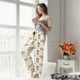 thumbnail image 5 of Balery Peanuts Pantalones de pijama para mujer, pijamas ultraligeros, pantalones de estar por casa-Medium, 5 of 6