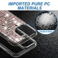 thumbnail image 2 of Bemz Bling Case for iPhone 15 Pro, Diamond Glitter Sparkle Dual Layer Hybrid Protector Cute Women Girls Cover (Pink Studs), 2 of 5