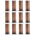 thumbnail image 1 of OULII 12Pcs Lamp Base Sleeve Light Brown Iron Sleeve Shape for Home Lighting, 1 of 8