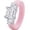 A-Pink, variant on Silicone Rings for Women 3 Stones Princess Round Cut Engagement Rings Promise 5A CZ Wedding Ring Jewelry for Her Size 7