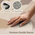 thumbnail image 6 of ODIKA 9'x12' Beige Ombre Neutral Geometric Washable Area Rug Contemporary Modernist Architectural Blocks Curved Minimalist Non-Shedding, Easy Care for Master Suite, California King, Under Bed, 6 of 7