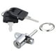 thumbnail image 3 of Cerradura de émbolo para gabinete, cerradura de cajón triple con llaves, cerradura de émbolo de aleación de zinc 16mm Plata, 3 of 9