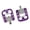 Purple, variant on Misright Reliable Aluminum Bike Pedals With not Slip Texture
