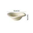 thumbnail image 3 of White Dessert Bowl Ceramic Cream Style For Afternoon Tea Fruit Salad Cafes Tableware White Color Microwave Safe Stackable Design Modern Serving Ware For Home Restaurant Use, 3 of 6
