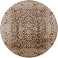 thumbnail image 1 of Ahgly Company Indoor Round Mid-Century Modern Sienna Brown Oriental Area Rugs, 7' Round, 1 of 6