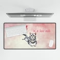 thumbnail image 4 of Every Fart is Love Note American Shorthair Guilty Face Happy Valentine's Desk Mat Full Keyboard Mouse Pad Cat Lover Kitten Owner Gifts Large Mousepad - 01016, 4 of 5