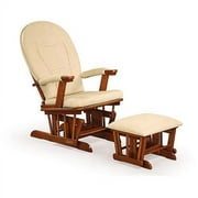Glider Rocker/ottoman Combo, Chestnut Fi