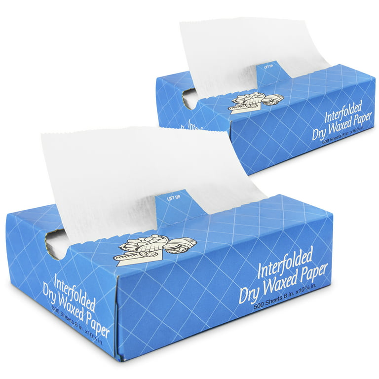 Wax Paper Sheets for Food Service, Restaurants (6 x 6 Inches, 750