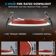thumbnail image 4 of Luxrite 6-Pack 6 Inch LED Fire Rated Recessed Lights, 5CCT 2700K-5000K, 2 Hour Fire Rating, 1050LM, Dimmable, Baffle, UL, 4 of 7