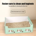 thumbnail image 2 of Foldable Disposable Cat Litter Box Pet Sand Box Container Kitten Travel Toilet Anti-splash Waterproof Large Space Cat Bedpan, 2 of 9