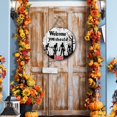 thumbnail image 1 of Fiudx Ofertas de la semana Decoración de Halloween de 11,8 pulgadas para colgar en la pared, de madera, no es fácil de romper ni doblar, para fiestas de Halloween, decoración interior del hogar, 1 of 6