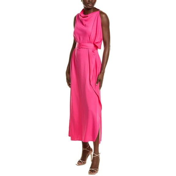 BGL womens  Midi Dress, 10, Pink