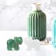 thumbnail image 5 of 2 piezas Figuras de elefante Crafts Decor Decor Desktop Estatua Elefante Jardín CRISTAL Figura de elefante, 5 of 6