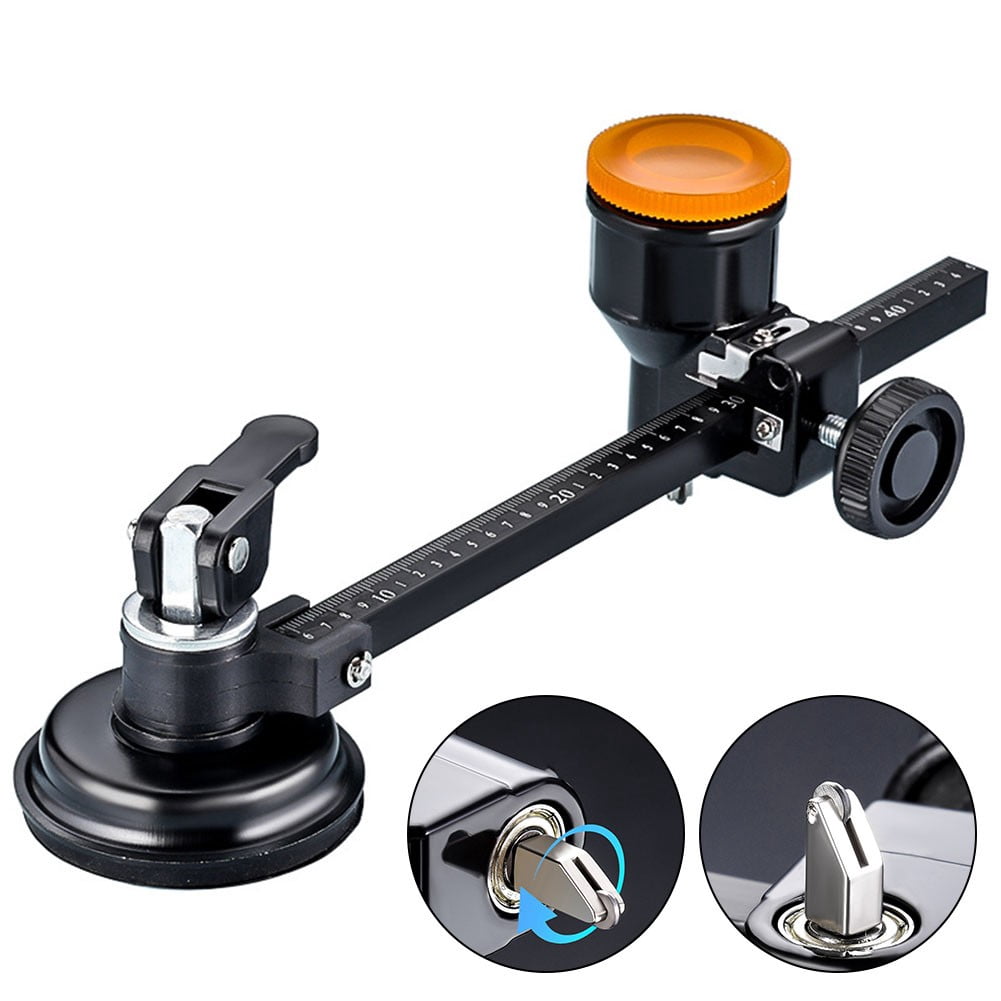 yaaqii Professional Glass Circle Cutter:for Precision Cutting Tool for Hobbyists &